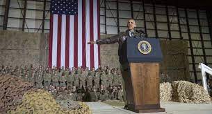 2014 US Obama Shares Afghanistan Pull-Out