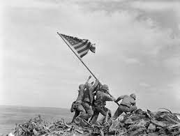 23 February 1945 World War II Iwo Jima US Flag raised